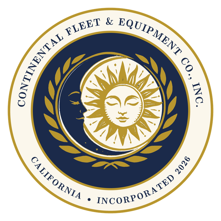 Seal of Continental Fleet & Equipment Co., Inc., California, incorporated 2026